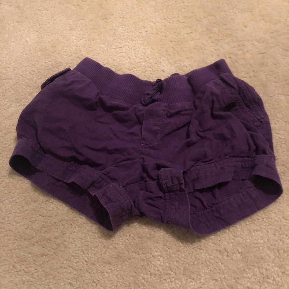 purple shorts